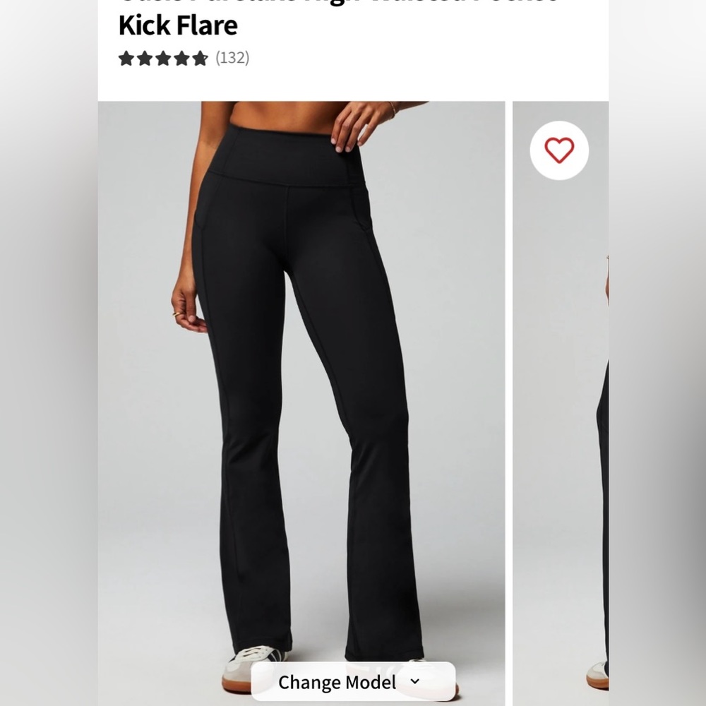 Fabletics Oasis PureLuxe High-Waisted Kick Flare